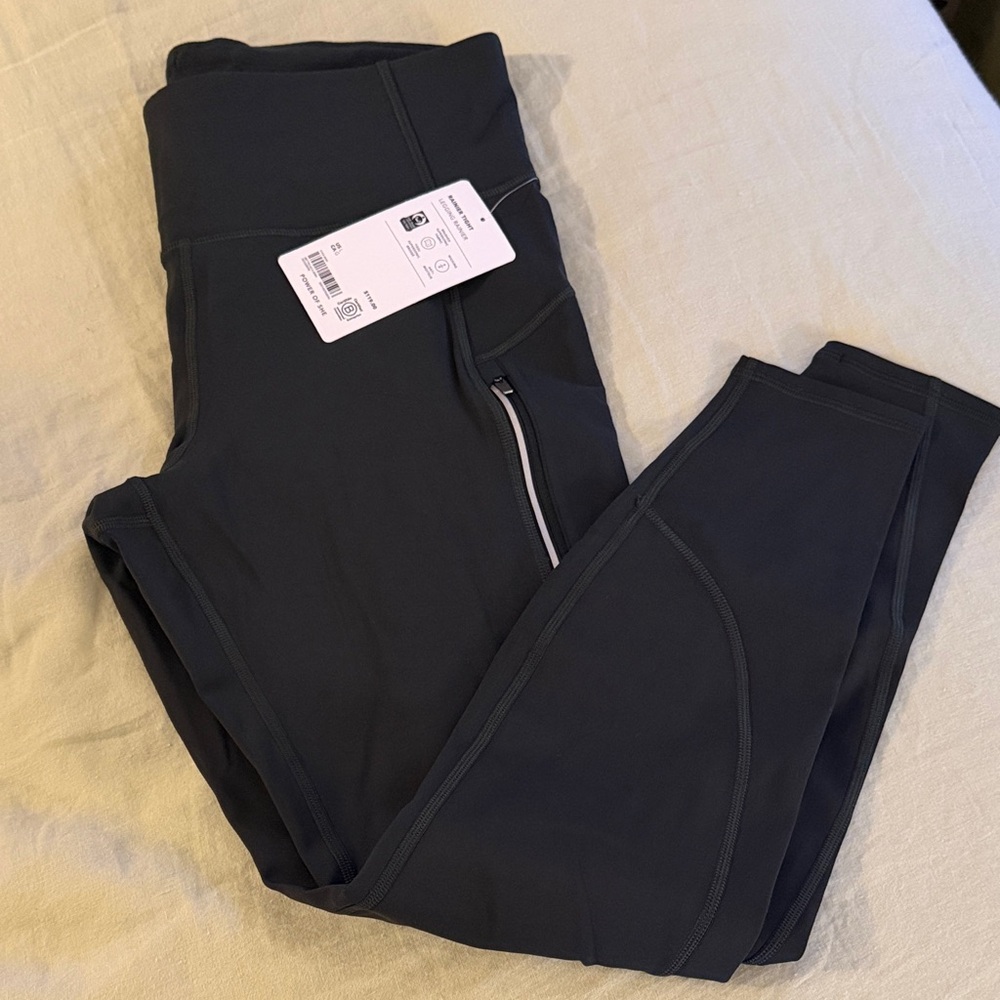 Athleta Ranier high rise leggings - dark green (elm), regular length